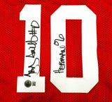 OHIO STATE ARCHIE GRIFFIN, GEORGE & SMITH AUTOGRAPHED JERSEY BECKETT 230170