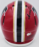 ANDRE RISON AUTOGRAPHED FALCONS FULL SIZE AUTHENTIC HELMET BAD MOON BECKETT