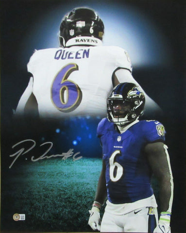 Patrick Queen Baltimore Ravens Signed/Autographed 16x20 Photo Beckett 164099