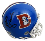 Mike Shanahan Signed/Auto Denver Broncos Mini Football Helmet JSA 213086