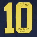 Autographed Tom Brady Michigan Jersey Fanatics Authentic COA Item#13320100