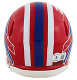 Bills Stefon Diggs Signed 87-01 Red TB Speed Mini Helmet W/ Case BAS Witnessed