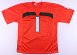 Allen Hurns Signed Miami Hurricanes Jersey (Schwartz COA)