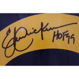 Eric Dickerson Autographed Los Angeles Rams TB Pro Helmet HOF Beckett 49197