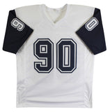 Demarcus Lawrence Authentic Signed White Pro Style Jersey BAS #BY031285