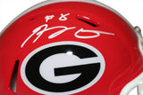 AJ Green Autographed/Signed Georgia Bulldogs Speed Mini Helmet Beckett 39067