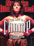 Christy Martin Signed Everlast Boxing Glove Ins. "Coal Miner's Daughter"Schwartz