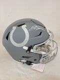 JONATHAN TAYLOR SIGNED INDIANAPOLIS COLTS SLATE SPEEDFLEX HELMET FANATICS