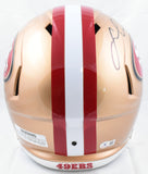 Fred Warner Autographed San Francisco 49ers F/S Speed Helmet - Beckett W Holo