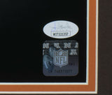 Nick Chubb Signed Framed 11x14 Cleveland Browns Football Photo JSA ITP