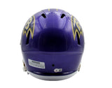 Ed Reed HOF Autographed Full Size Flash Replica Football Helmet Ravens Beckett