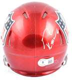 Sam LaPorta George Kittle Autographed NFL Flash Speed Mini Helmet-Beckett W Holo