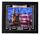 Becky Lynch Signed Framed 16x20 WWE Photo The Man Inscribed BAS LOA