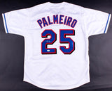 Rafael Palmeiro Signed Texas Rangers Jersey (JSA) 500 Home Run / 3000 Hits Club