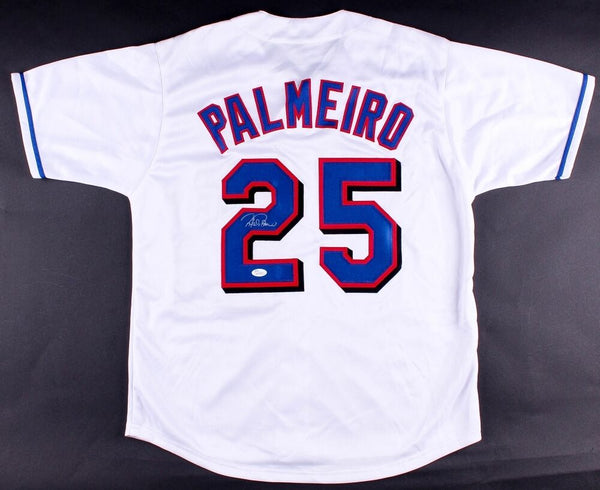 Rafael Palmeiro Signed Texas Rangers Jersey (JSA) 500 Home Run / 3000 Hits Club