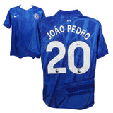 Joao Pedro Signed Chelsea FC Home Soccer Jersey #20 with Beckett COA