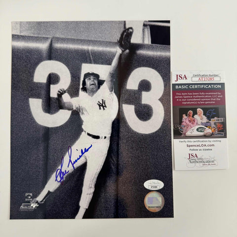 Autographed/Signed Lou Piniella New York Yankees 8x10 Baseball Photo JSA COA