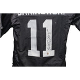 Sebastian Janikowski Autographed/Signed Pro Style Jersey Black Beckett 42556