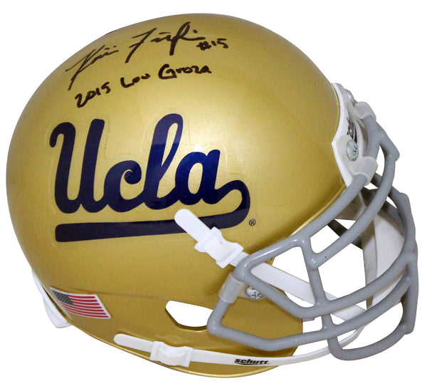 KA'IMI FAIRBAIRN AUTOGRAPHED UCLA BRUINS MINI HELMET W/ 2015 LOU GROZA