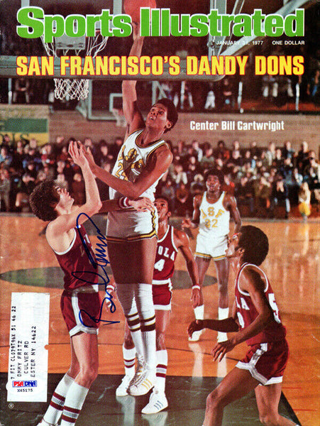 Bill Cartwright Autographed Sports Illustrated San Francisco Dons PSA/DNA X65175