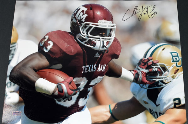 CHRISTINE MICHAEL SIGNED AUTOGRAPHED TEXAS A&M AGGIES 16x20 PHOTO COA