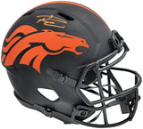 Russell Wilson Auto Broncos Eclipse Black Full Size Rep Speed Helmet Fanatics