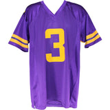 Jordan Addison Autographed/Signed Pro Style XL Purple Jersey Beckett W 53869