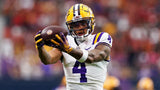 C. J. Daniels Signed LSU Tigers Speed Mini-Helmet (JSA COA) 2024 Senior WR