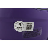 Justin Jefferson Autographed Minnesota Vikings Rave Mini Helmet Beckett 50139