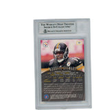 Kordell Stewart Autographed 98 Topps Finest #262 Slab Trading Card Beckett 52804