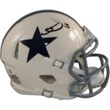 George Pickens Autographed/Signed Dallas Cowboys Retro Mini Helmet JSA 56176