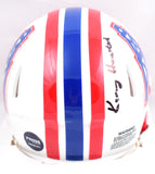 Kenny Houston Autographed Houston Oilers 81-96 Speed Mini Helmet w/HOF - Prova