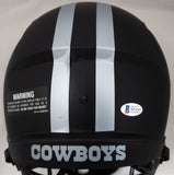 ROGER STAUBACH AUTOGRAPHED ECLIPSE COWBOYS FULL SIZE SPEED HELMET BECKETT 185835