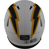 Dan Fouts Autographed San Diego Chargers Lunar Mini Helmet Beckett Witness 49259