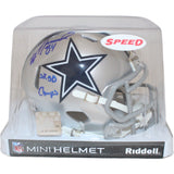Jay Novachek Autographed Dallas Cowboys Mini Helmet 3x SB Beckett 43050