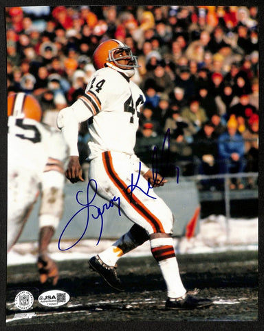 LeRoy Kelly HOF Signed/Autographed 8x10 Photo Cleveland Browns JSA 199338