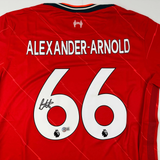 Autographed/Signed Trent Alexander Arnold Liverpool 2021-22 Red Jersey BAS COA