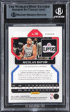 Clippers Nicolas Batum Signed 2021 Panini Prizm RWB #200 Card BAS Slabbed