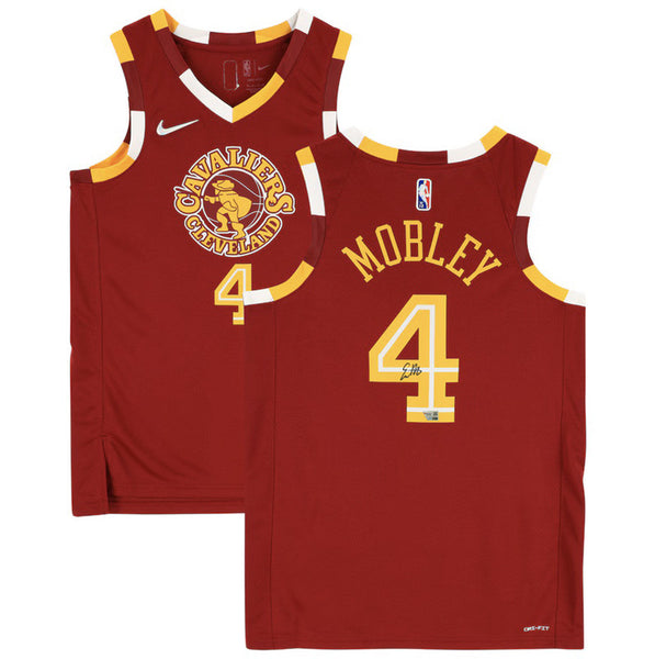 Evan Mobley Autographed Cavaliers Nike Red Mixtape Swingman Jersey Fanatics