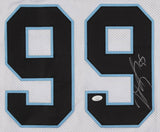 Kawann Short Signed Carolina Panthers Jersey (JSA) 2013 2nd Rd Draft Pk / Purdue
