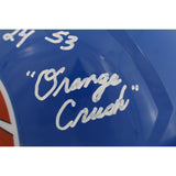 Randy Gradishar Autographed Denver Broncos F/S TB Helmet 2 Insc. Beckett 49151