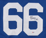 Yasiel Puig Signed Los Angeles Dodgers Custom on Field Style Jersey (PSA Holo)