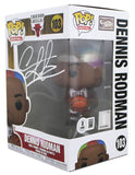 Bulls Dennis Rodman Signed #103 Funko Pop Vinyl Figure BAS Witnessed #4W080394