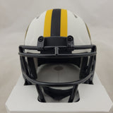 CHRISTIAN WATSON SIGNED GREEN BAY PACKERS LUNAR ECLIPSE SPEED MINI HELMET BAS QR