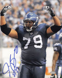 Red Bryant Autographed Signed 8x10 Photo Seattle Seahawks MCS Holo #63120