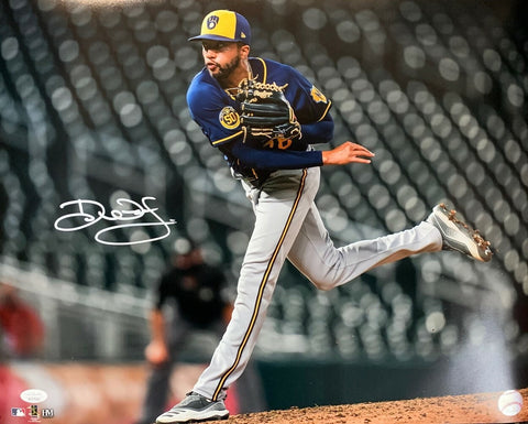 Brewers Pitcher DEVIN WILLIAMS Signed 16x20 Photo #3 AUTO - 2020 NL ROY - JSA