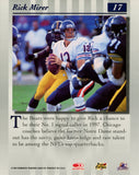 Rick Mirer Autographed/Signed Chicago Bears 8x10 Photo Beckett 57666