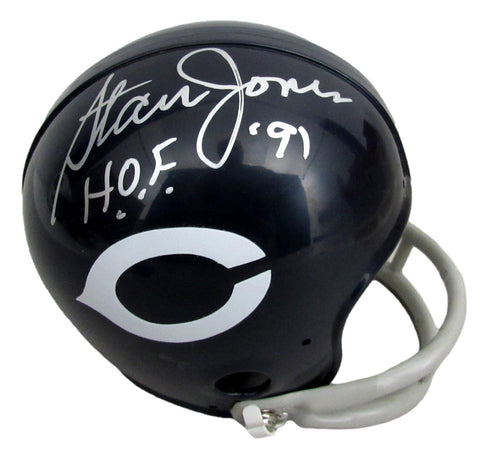 Stan Jones HOF Signed/Inscribed Chicago Bears Mini Football Helmet JSA 213129