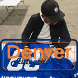 Eric Dickerson Autographed Pro Style Blue XL Jersey HOF Beckett Witness 50756