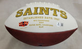 DARREN SPROLES SIGNED NEW ORLEANS SAINTS F/S REPLICA LOGO FOOTBALL BECKETT QR